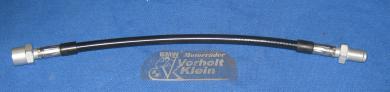 Bremsleitung Stahlflex schwarz 125 mm 