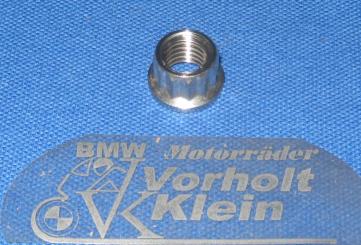 Vielzahnmutter Hinterradschwinge VA 