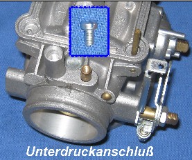 Schraube für Unterdruckanschluß 