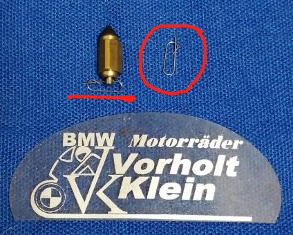 Klemmfeder für Schwimmernadel 