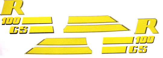 Dekorsatz R 100 GS gelb 